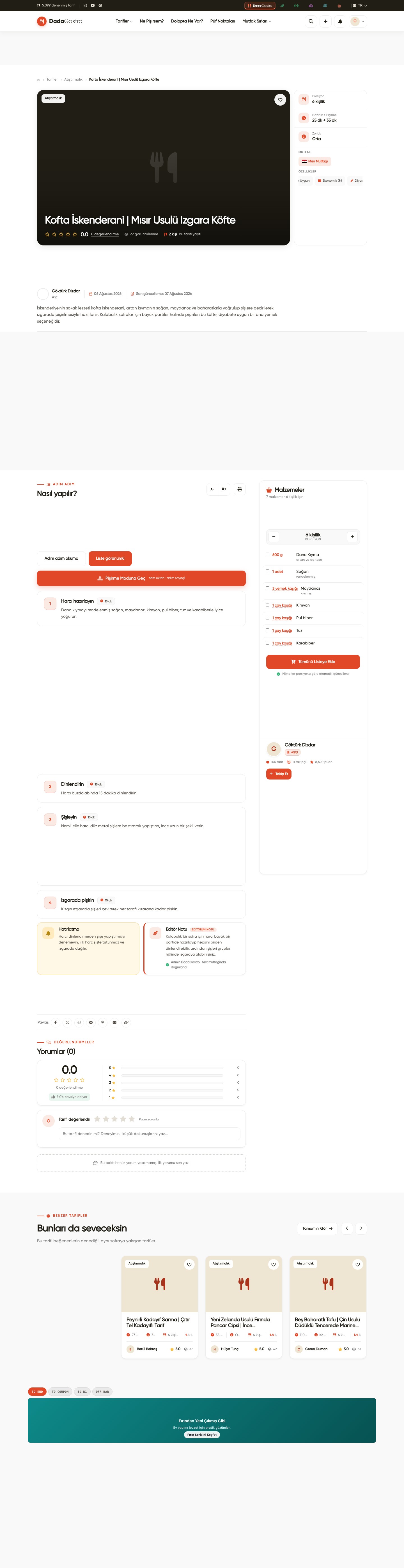 Tarif Sonu Kampanya Alanı — Web görünümünde sayfadaki yeri